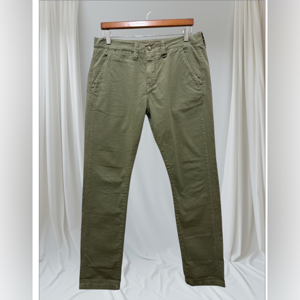MP Women's Pants Size 32 Military Green Color Cotton 98% And 2% Elastane.
